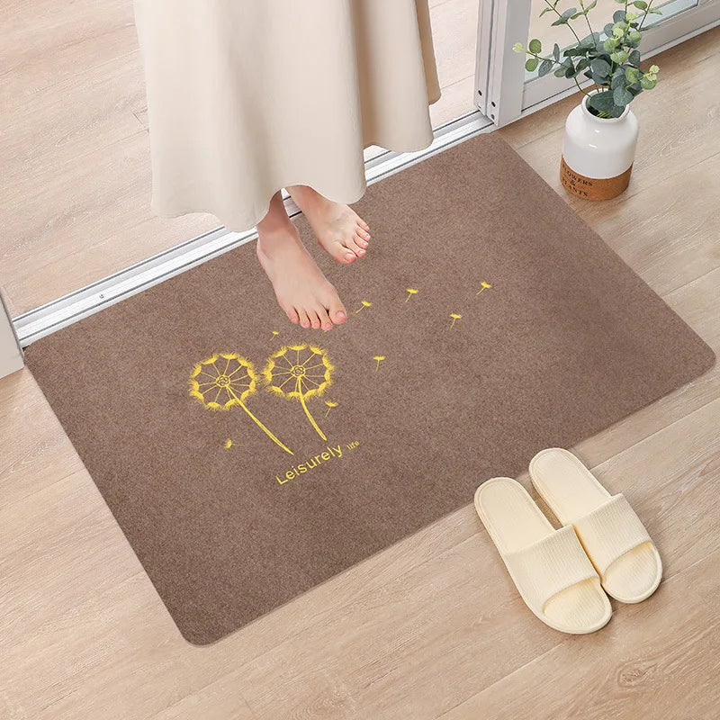 Solid Welcome Entrance Doormats For Home Hallway Non Slip