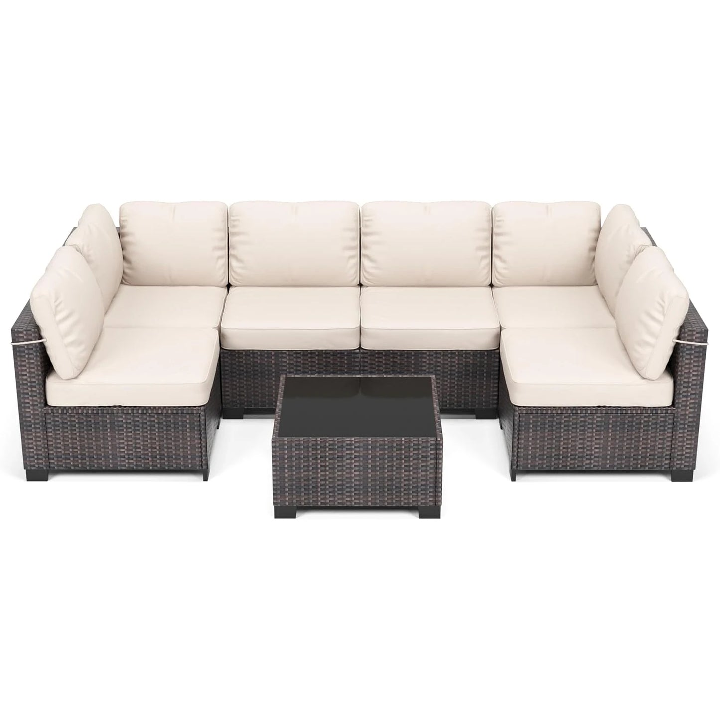 HobbyLane 7 Piece Modular Outdoor Furniture Set