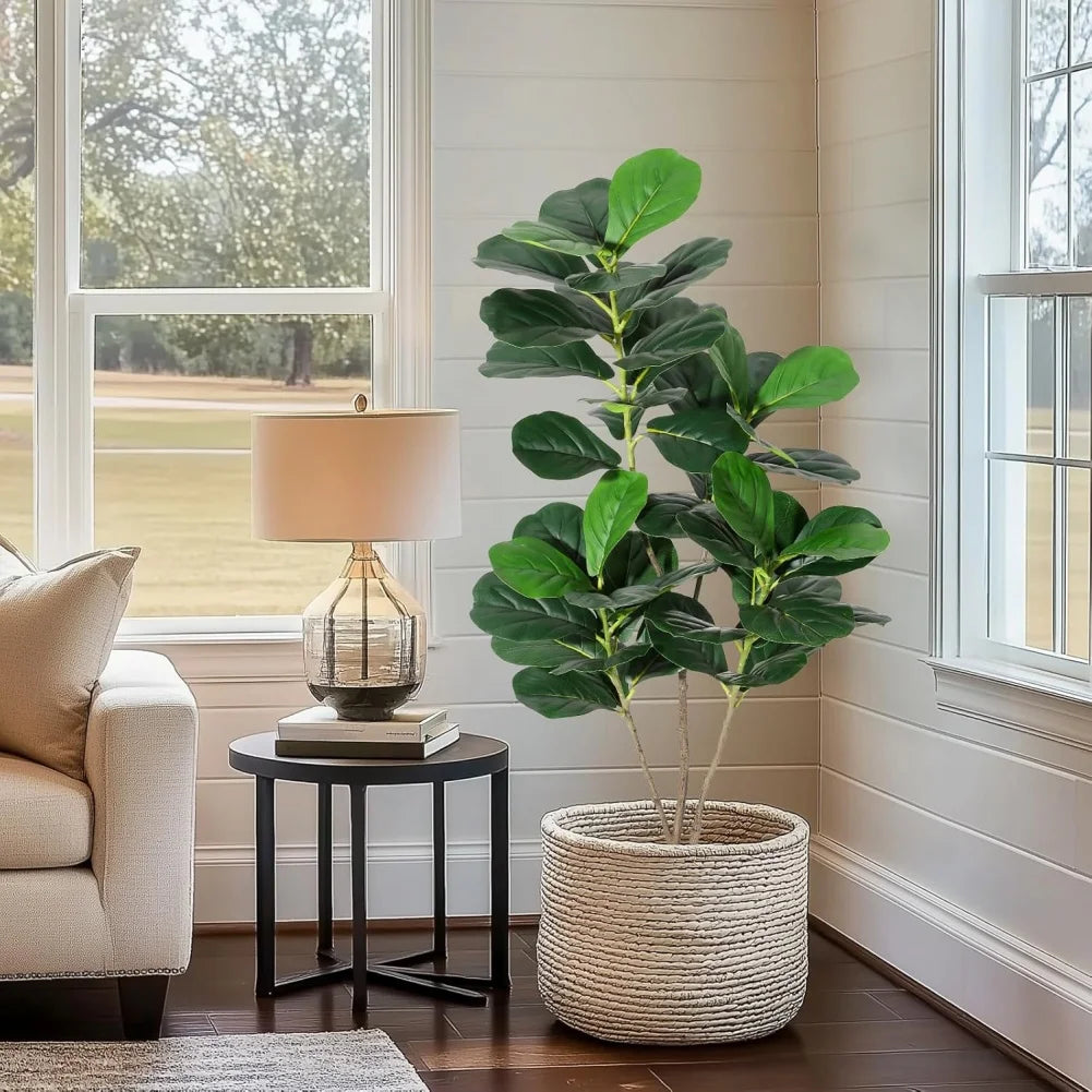 HiMIS Fiddle Leaf Fig Artificial Tree For Home Decor