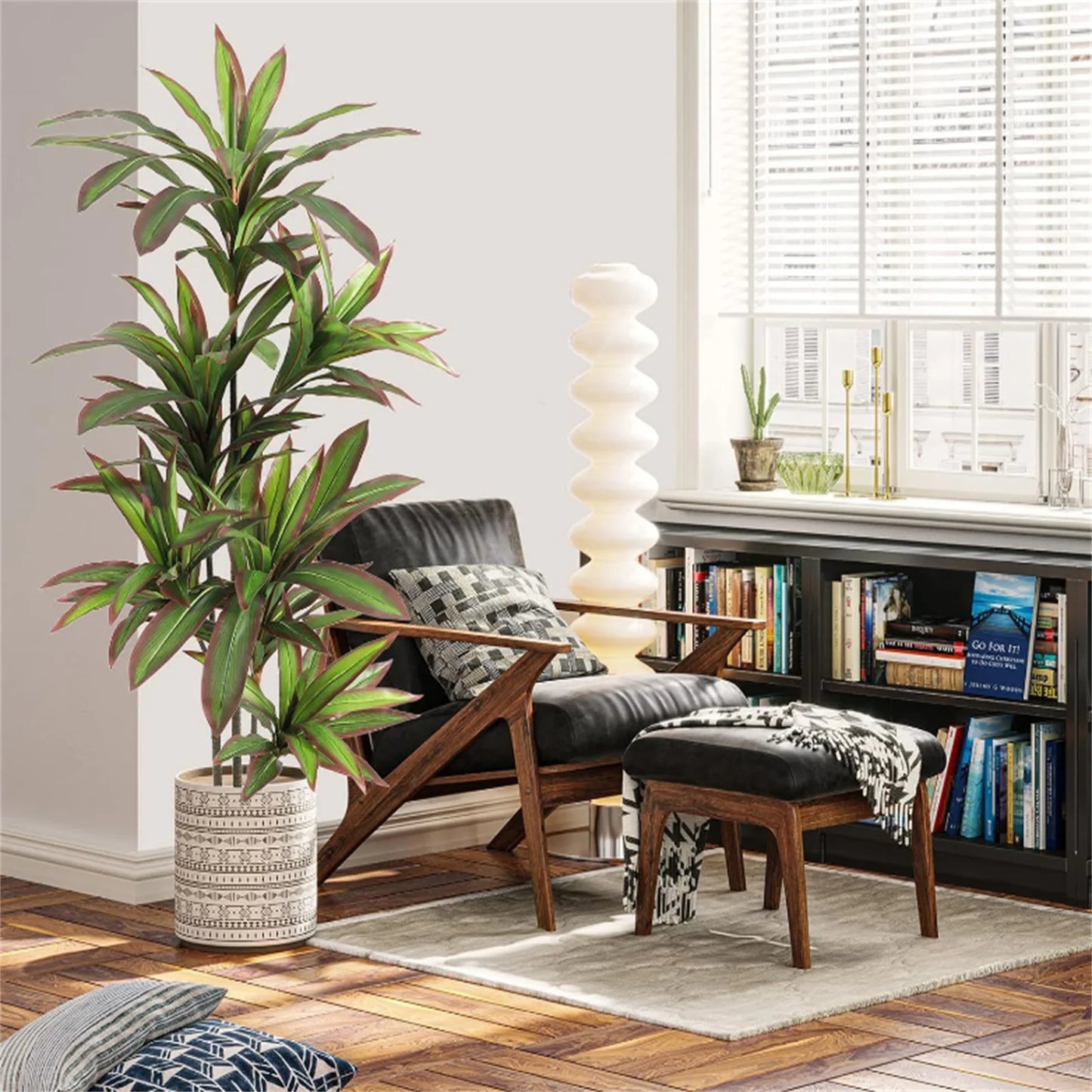 Guangdong Hign Artificial Dracaena Indoor Plant In Pot