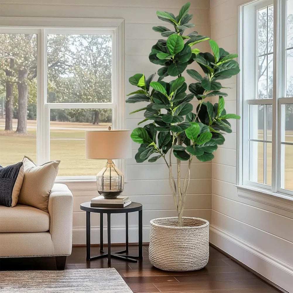 HiMIS Fiddle Leaf Fig Artificial Tree For Home Decor