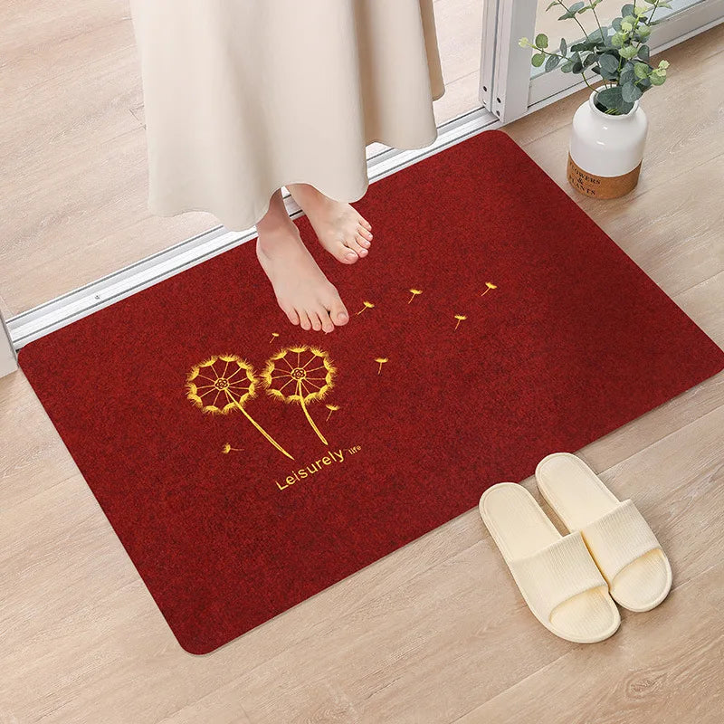 Solid Welcome Entrance Doormats For Home Hallway Non Slip