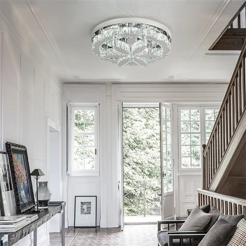 Your Charmed Home Store Deckrico Led Crystal Chandelier