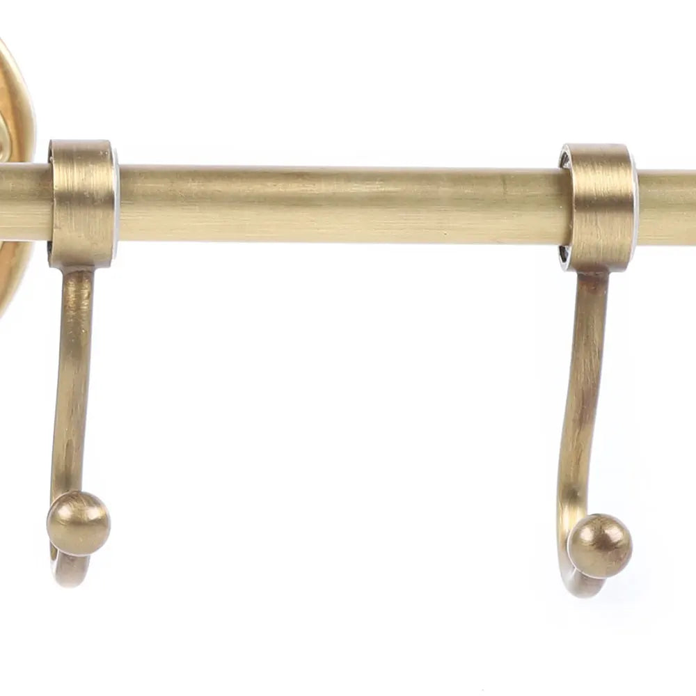 Hign Concerned Wall Mounted Towel Rail Bar With 4 Hooks