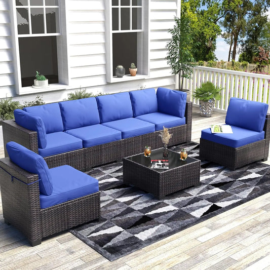 HobbyLane 7 Piece Modular Outdoor Furniture Set