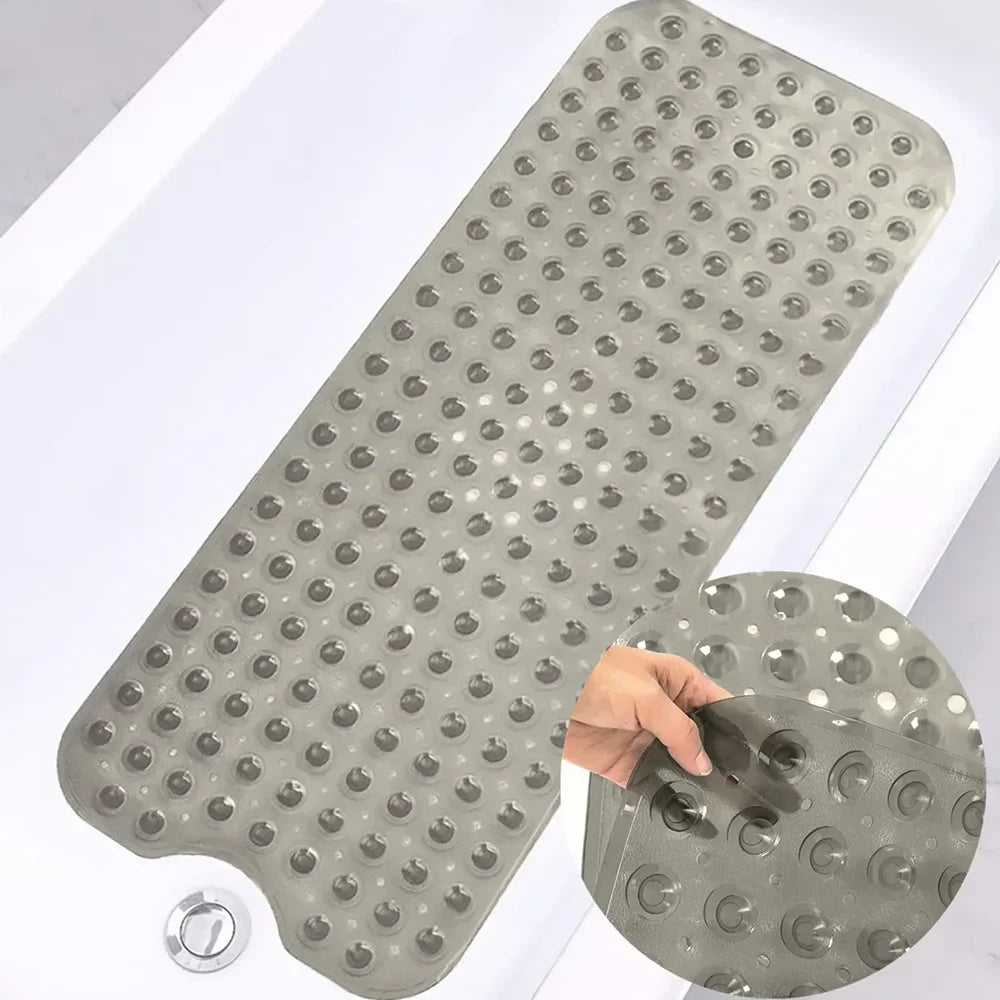 Hubei Bath Non Slip Mat With Drain Holes And Suction Cups