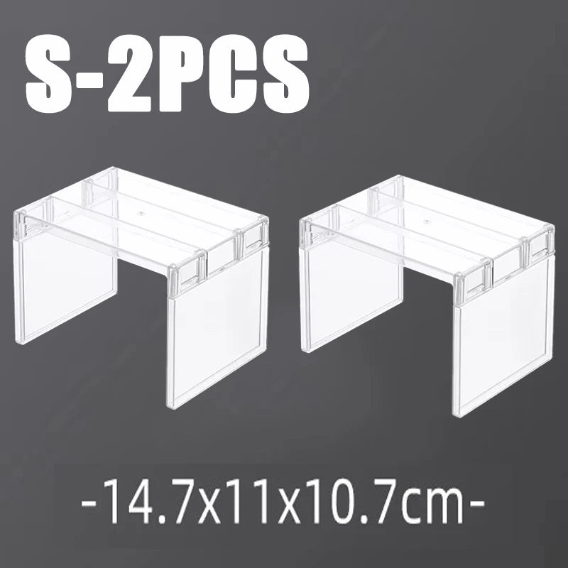 Kitchen Cupboard Organizer Retractable Cabinet Shelf For Spices And Bottles