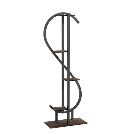 Wisfor 5 Tier Metal Plant Stand for Patio Garden Balcony