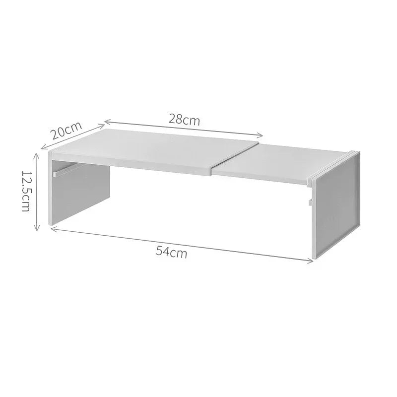 Kitchen Cupboard Organizer Retractable Cabinet Shelf For Spices And Bottles