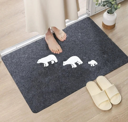 Solid Welcome Entrance Doormats For Home Hallway Non Slip