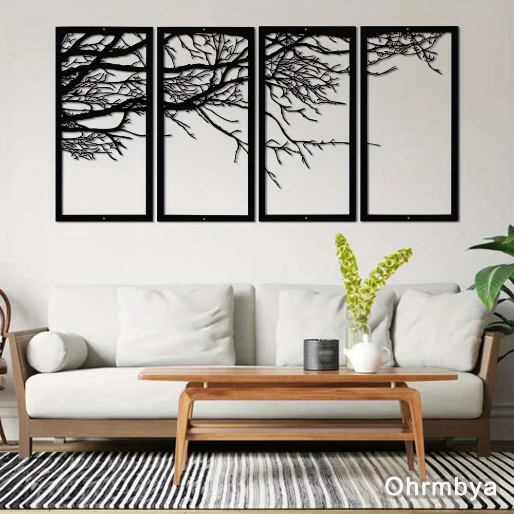 Hign-concerned Chemical Ohrmbya Tree of Life Metal Wall Art