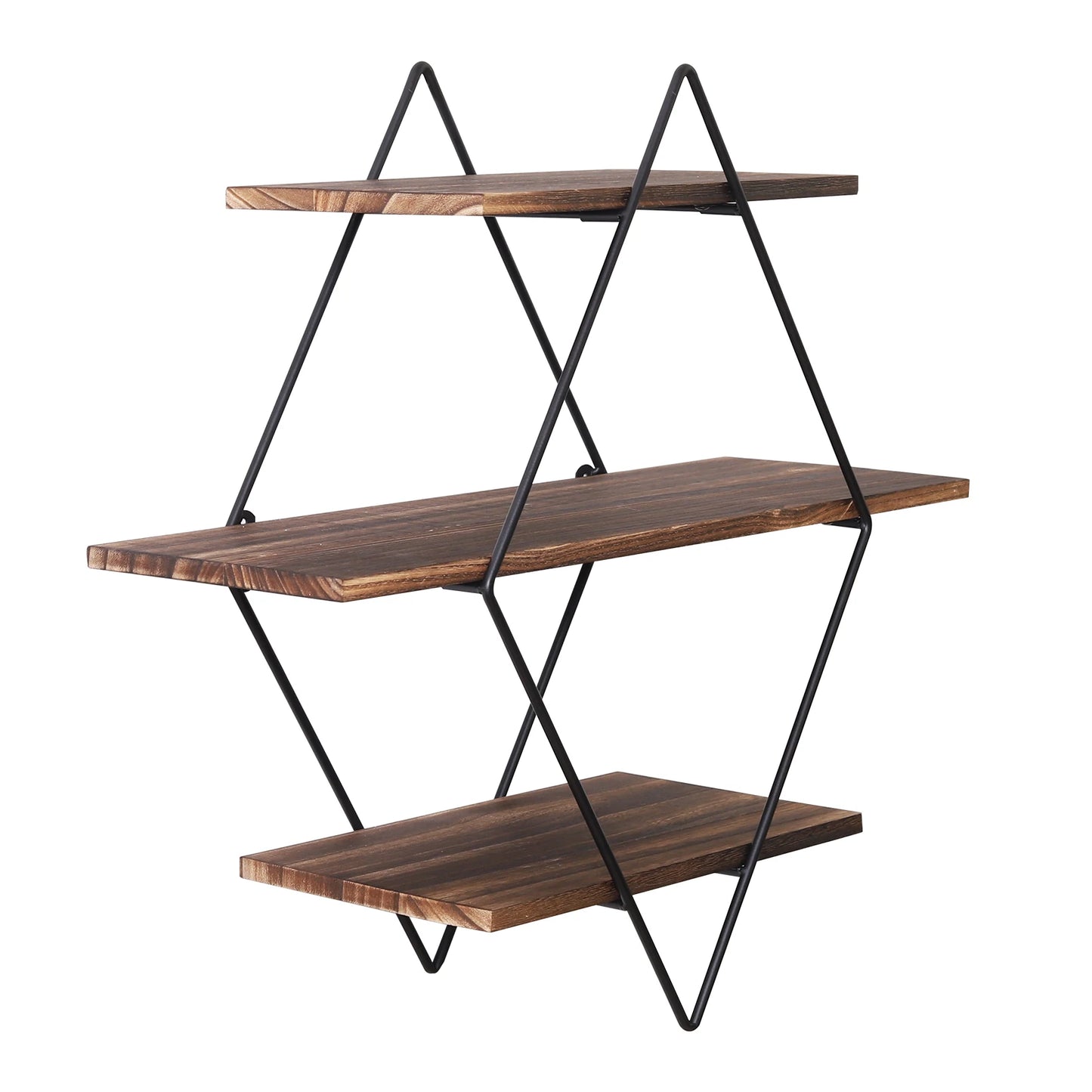 Wooden Wall Mounted Floating Shelves Kitchen Display Rack