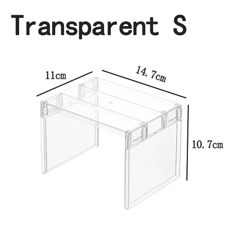 Kitchen Cupboard Organizer Retractable Cabinet Shelf For Spices And Bottles