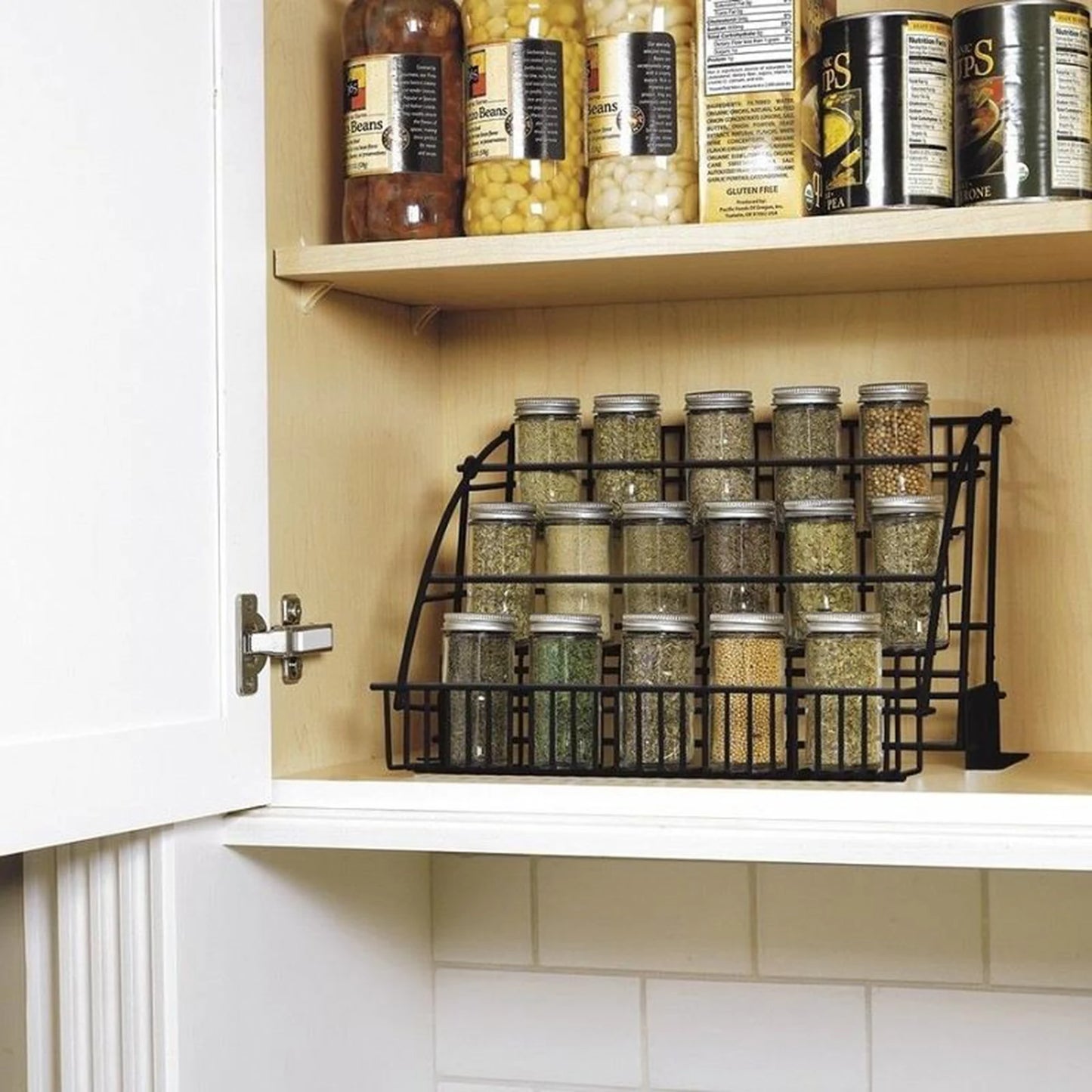 Your Charmed Home Tiered Spice Rack Retractable Kitchen