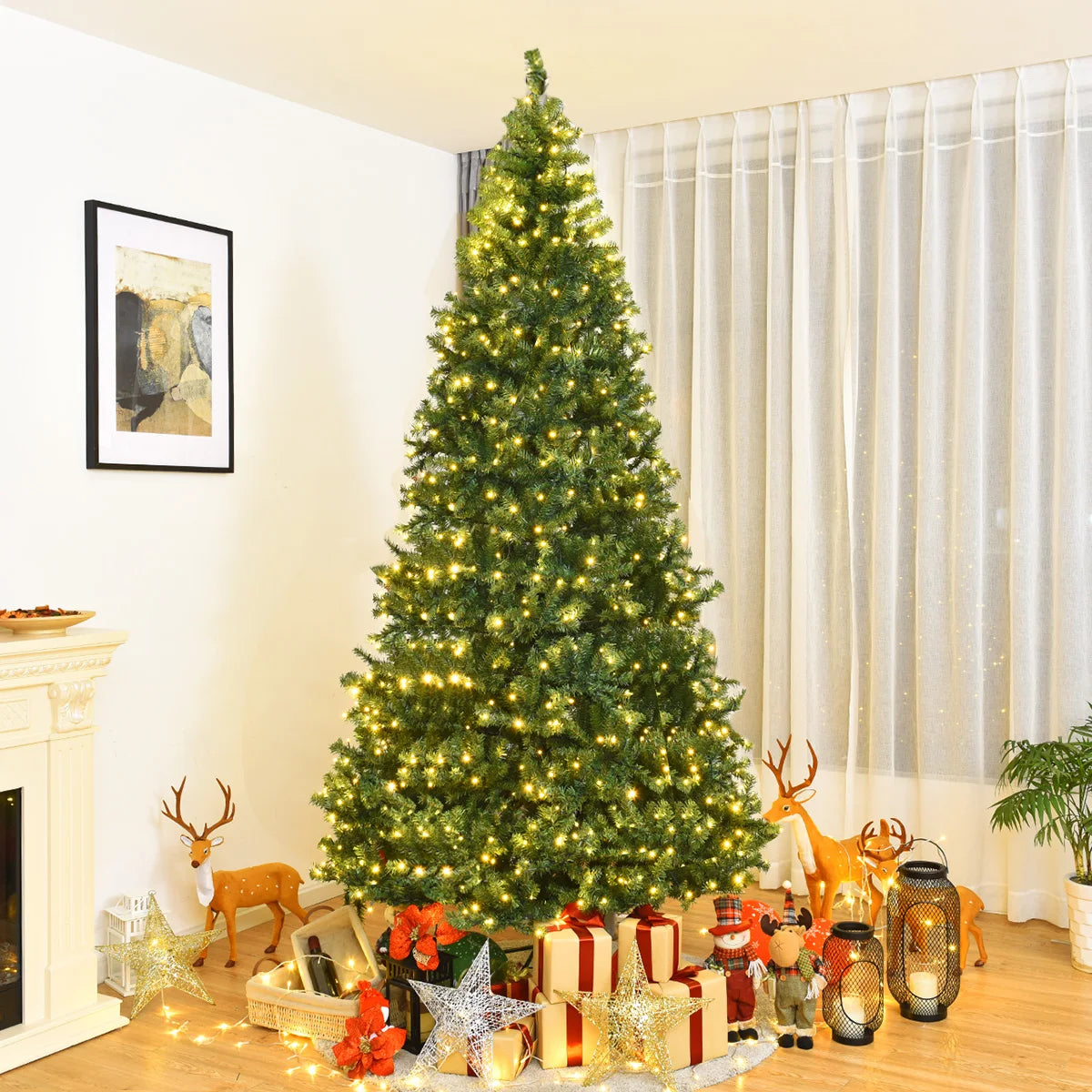 Multigote Prelit Christmas Tree With 1000 LED Lights