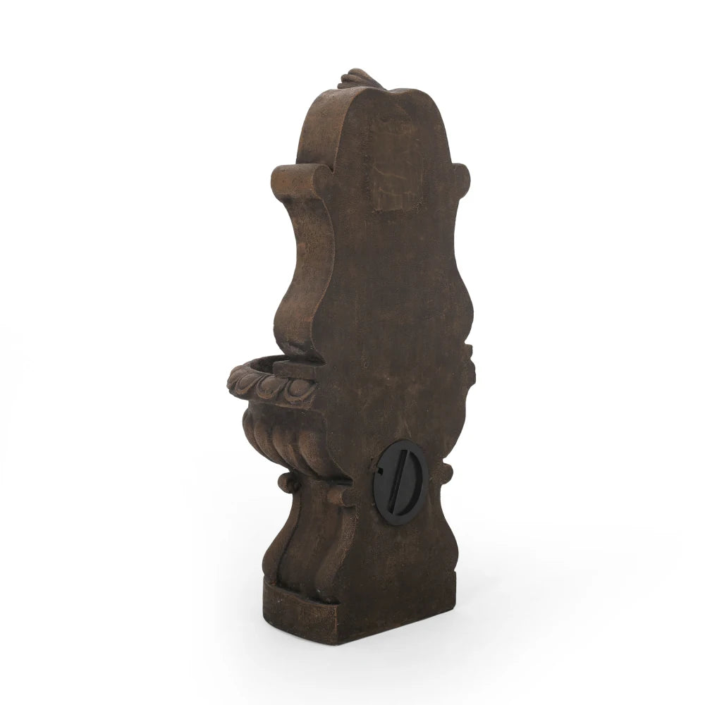 Olivia Lion Head Garden Outdoor Floor Fountain With Light