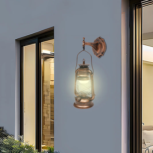 Bymaocar Outdoor Wall Light Antique Exterior Lantern Lamp