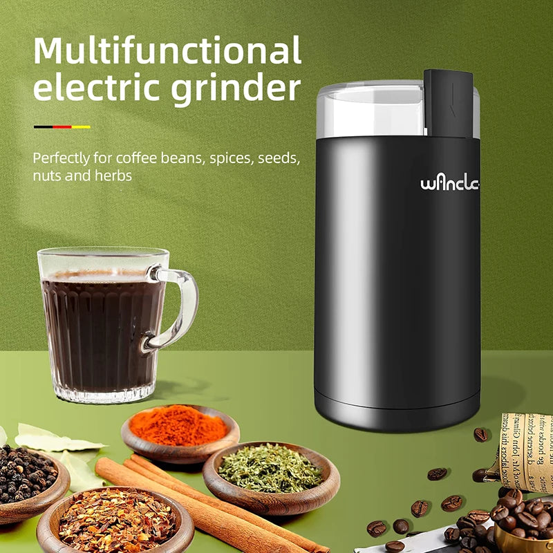 KIRAINAFLY 200W Coffee Bean Grinder Multifunctional Kitchen