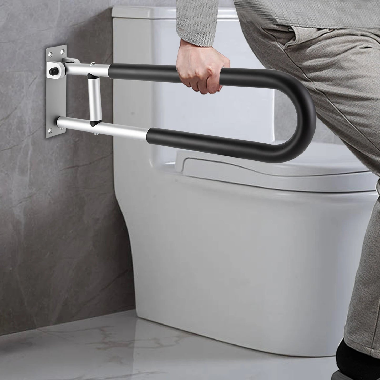 Handrail Foldable Shower Grab Bars Wall Mounted Safety