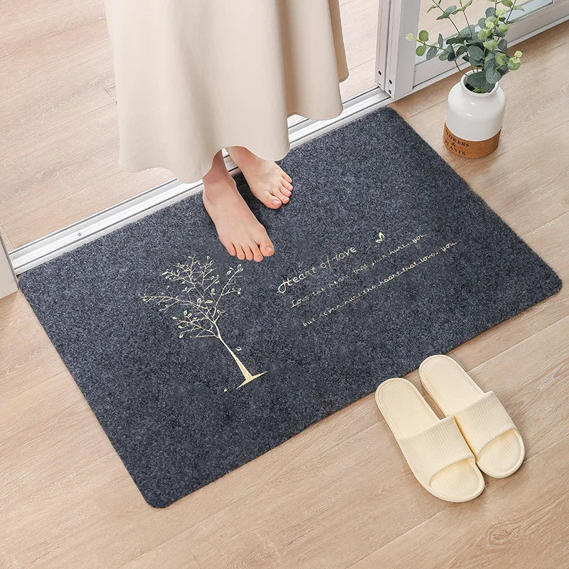 Solid Welcome Entrance Doormats For Home Hallway Non Slip