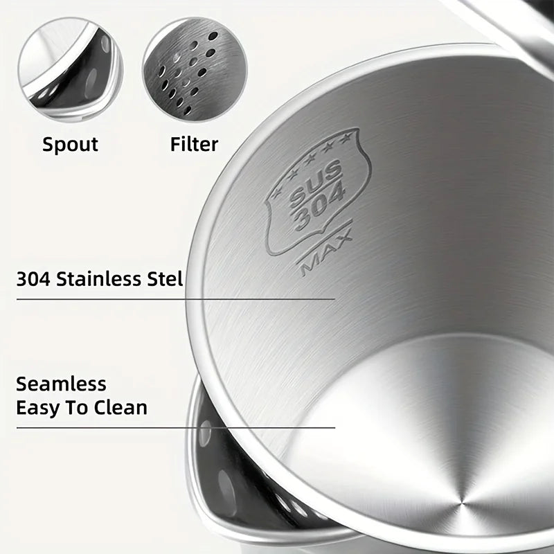 AEDG Stainless Steel Electric Kettle With Fast Boil