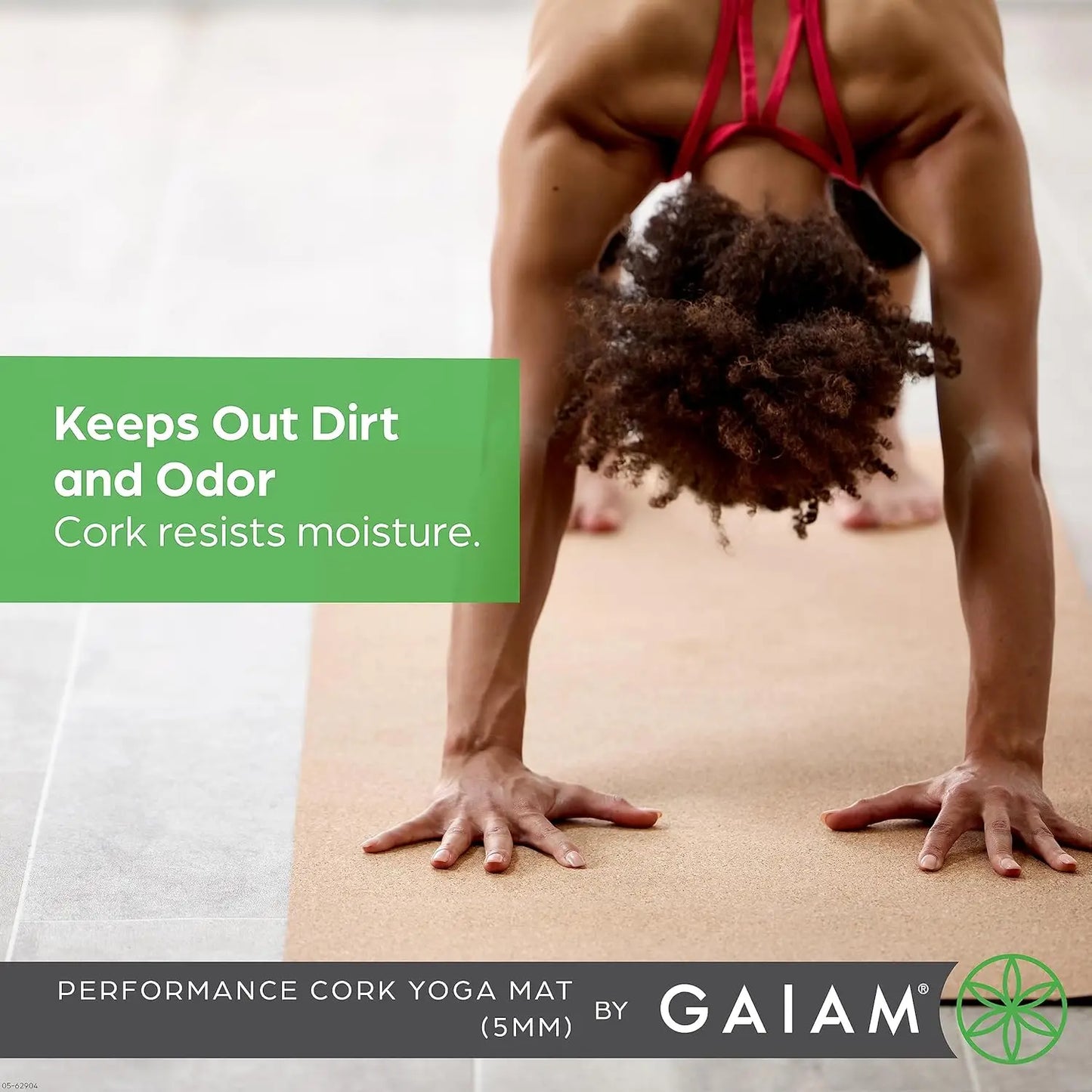 Premium Cork Yoga Mat Natural Cork Top Eco TPE Bottom