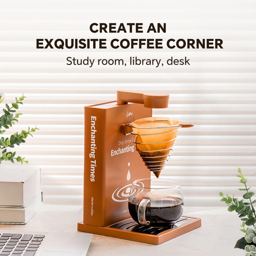 Capadeli Automatic Electric Pour Over Coffee Maker With Filter