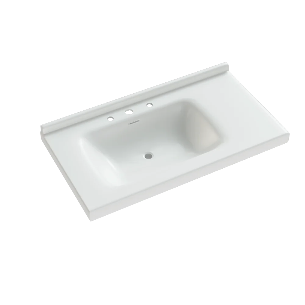 LWOH Bathroom Vanity With Double Doors And Drawers