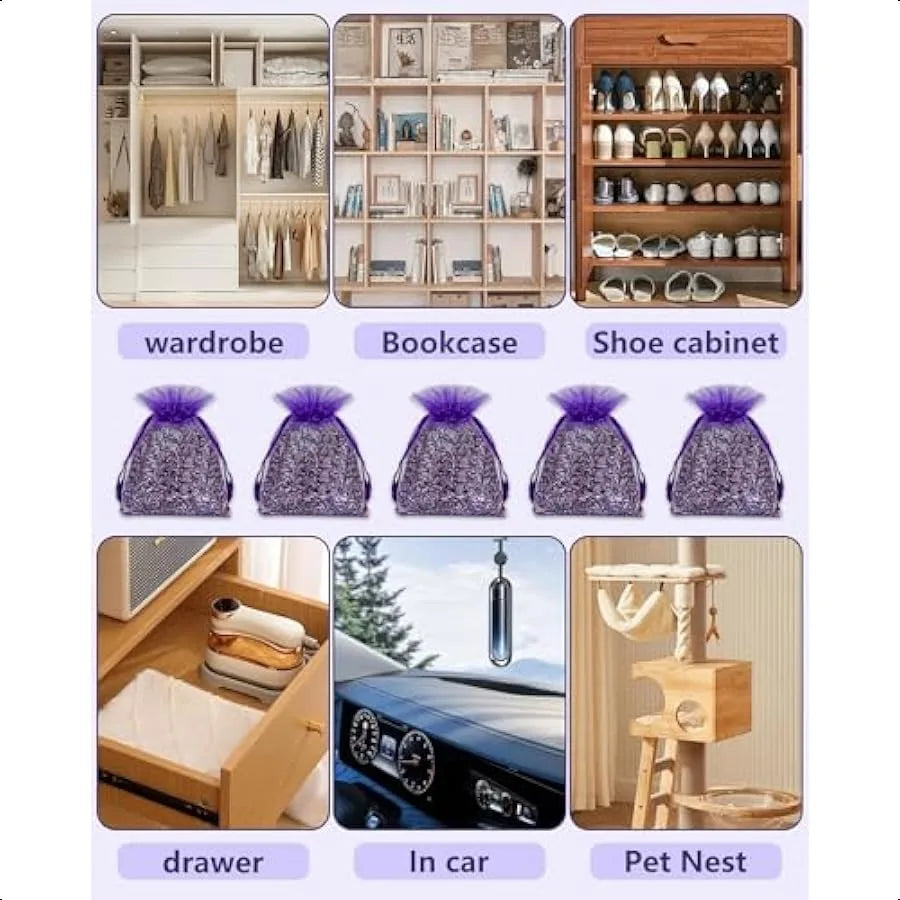 Hign-concerned French Lavender Sachets Natural Potpourri