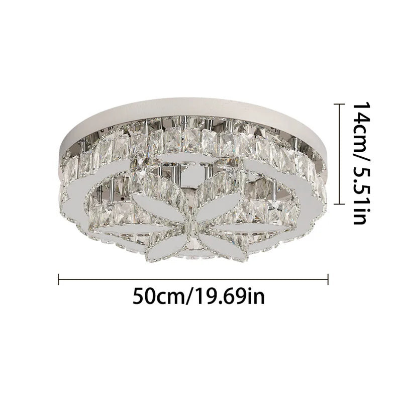 Your Charmed Home Store Deckrico Led Crystal Chandelier