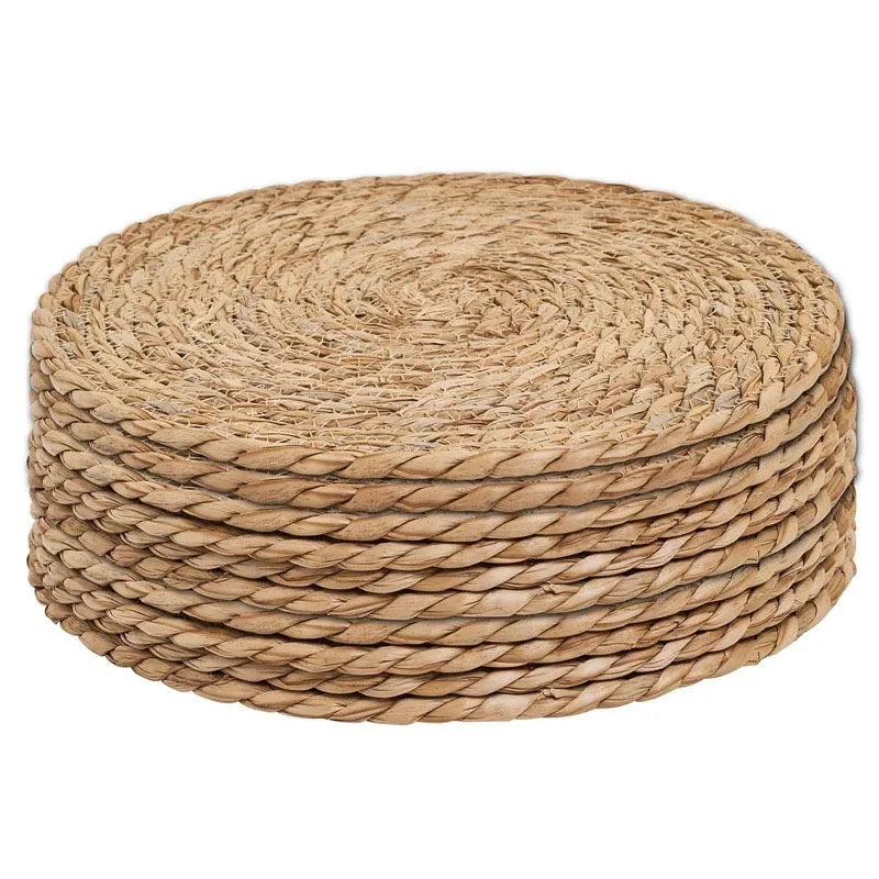 Handwoven Rattan Placemats Round Pot Mats For Dining Decor