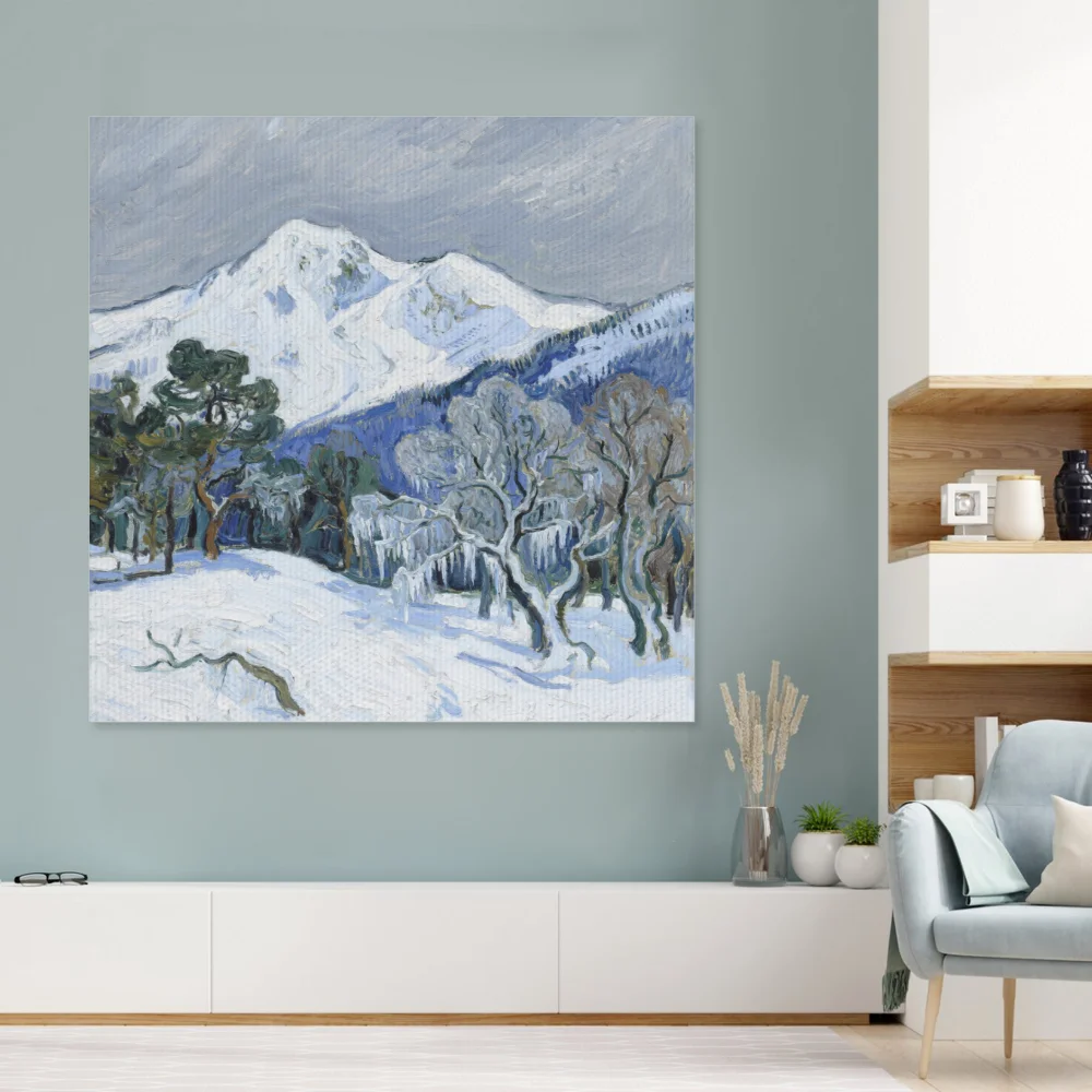 Four Seasons Canvas Oil Painting Wall Art Modern Landscape