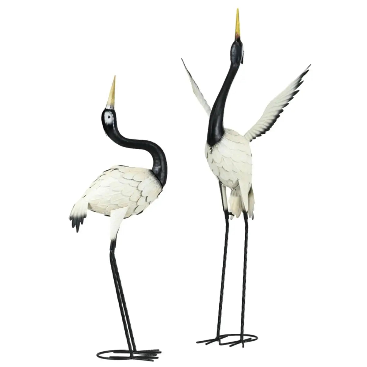 Hign-concerned Garden Heron Statues Set For Outdoors
