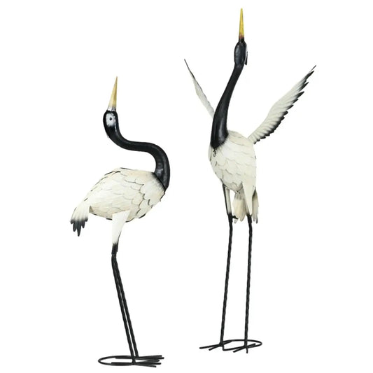 Hign-concerned Garden Heron Statues Set For Outdoors