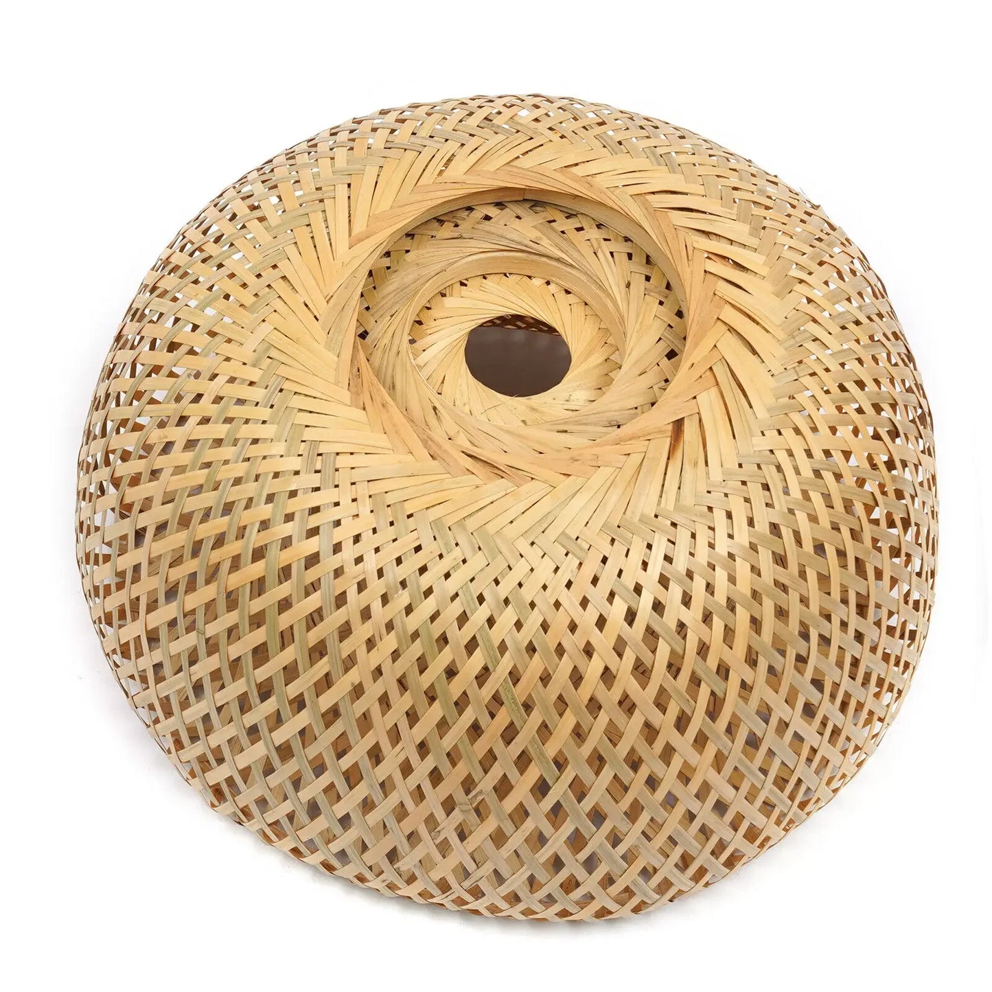 Bamboo Wicker Rattan Pendant Light E27 Ceiling Hanging Lamp Dimmable