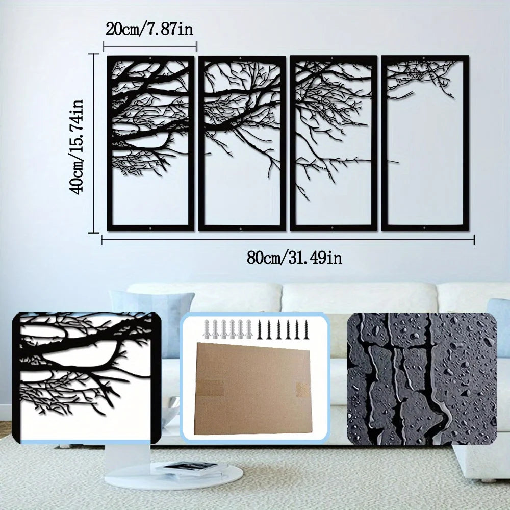 Hign-concerned Chemical Ohrmbya Tree of Life Metal Wall Art