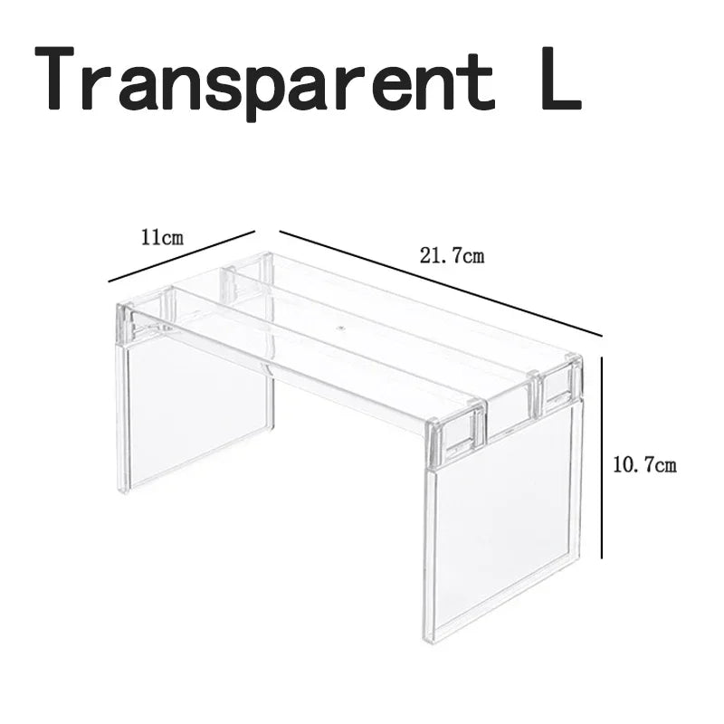 Kitchen Cupboard Organizer Retractable Cabinet Shelf For Spices And Bottles