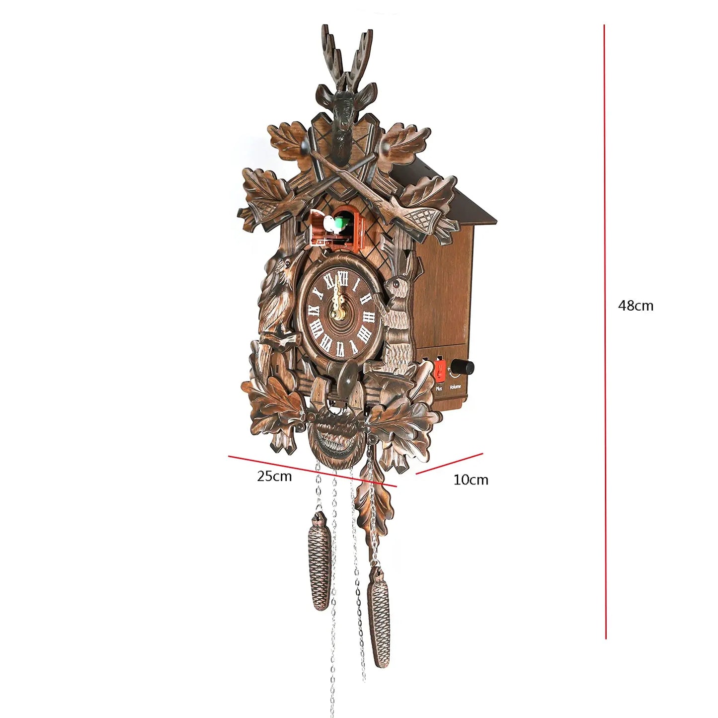 Black Forest Cuckoo Clock Traditional European Wall Clock