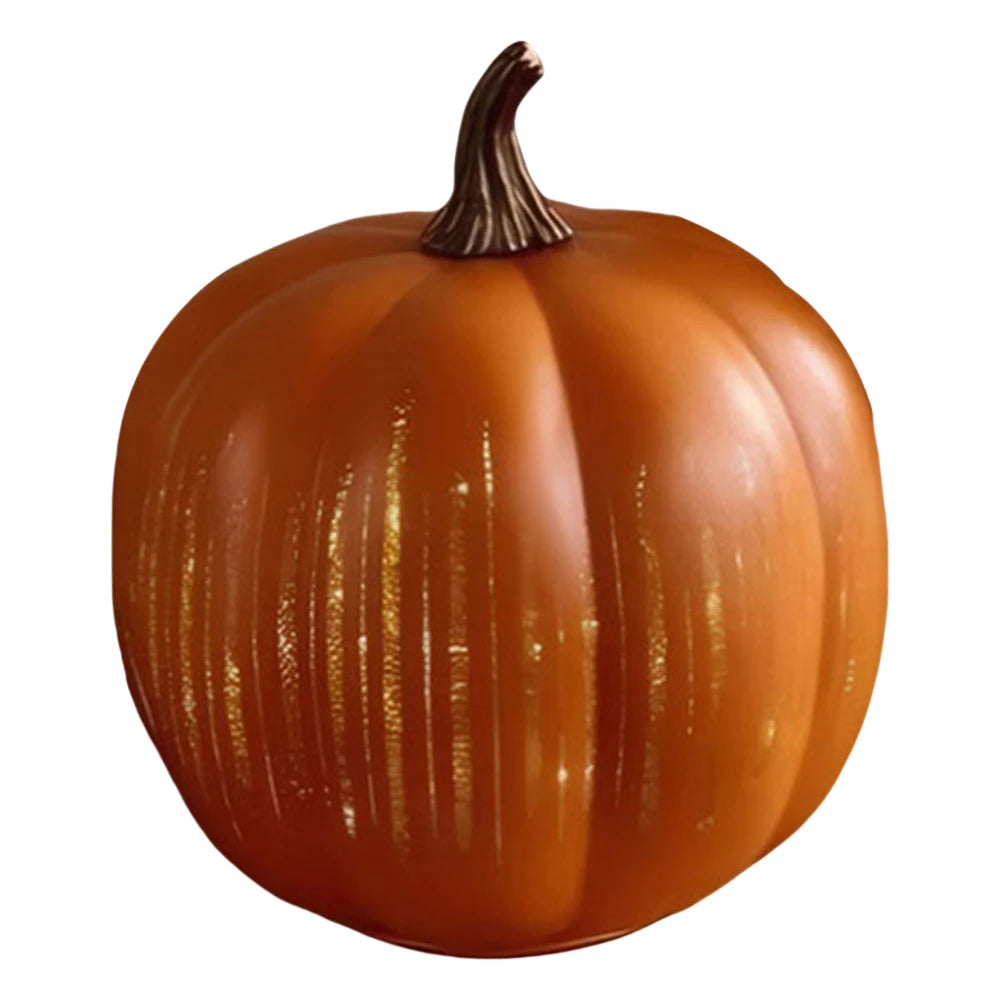 Twinkle Light Pumpkins With Timer Halloween Glass Lamp