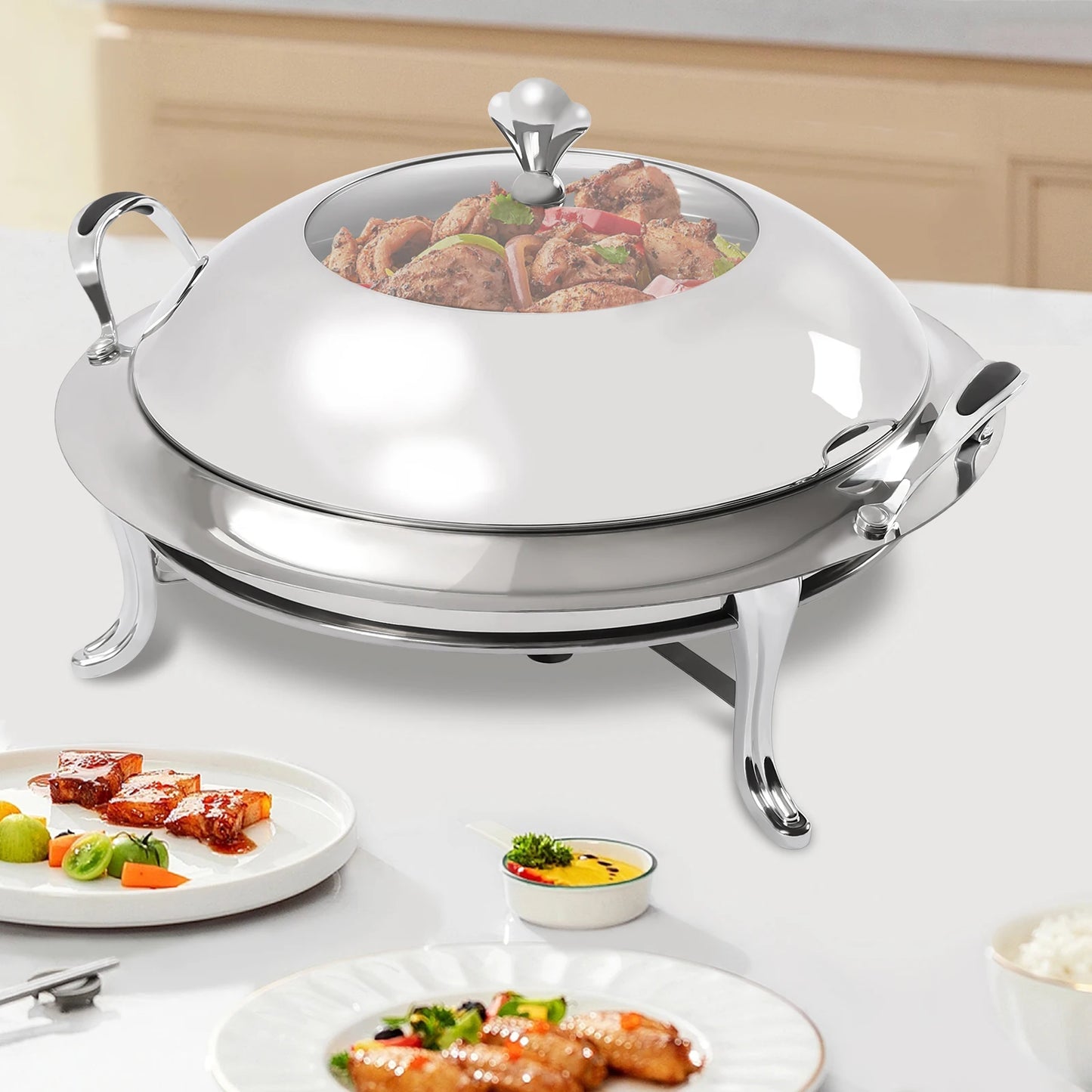 Stainless Steel Chafing Dish 3L Capacity Buffet Warmer