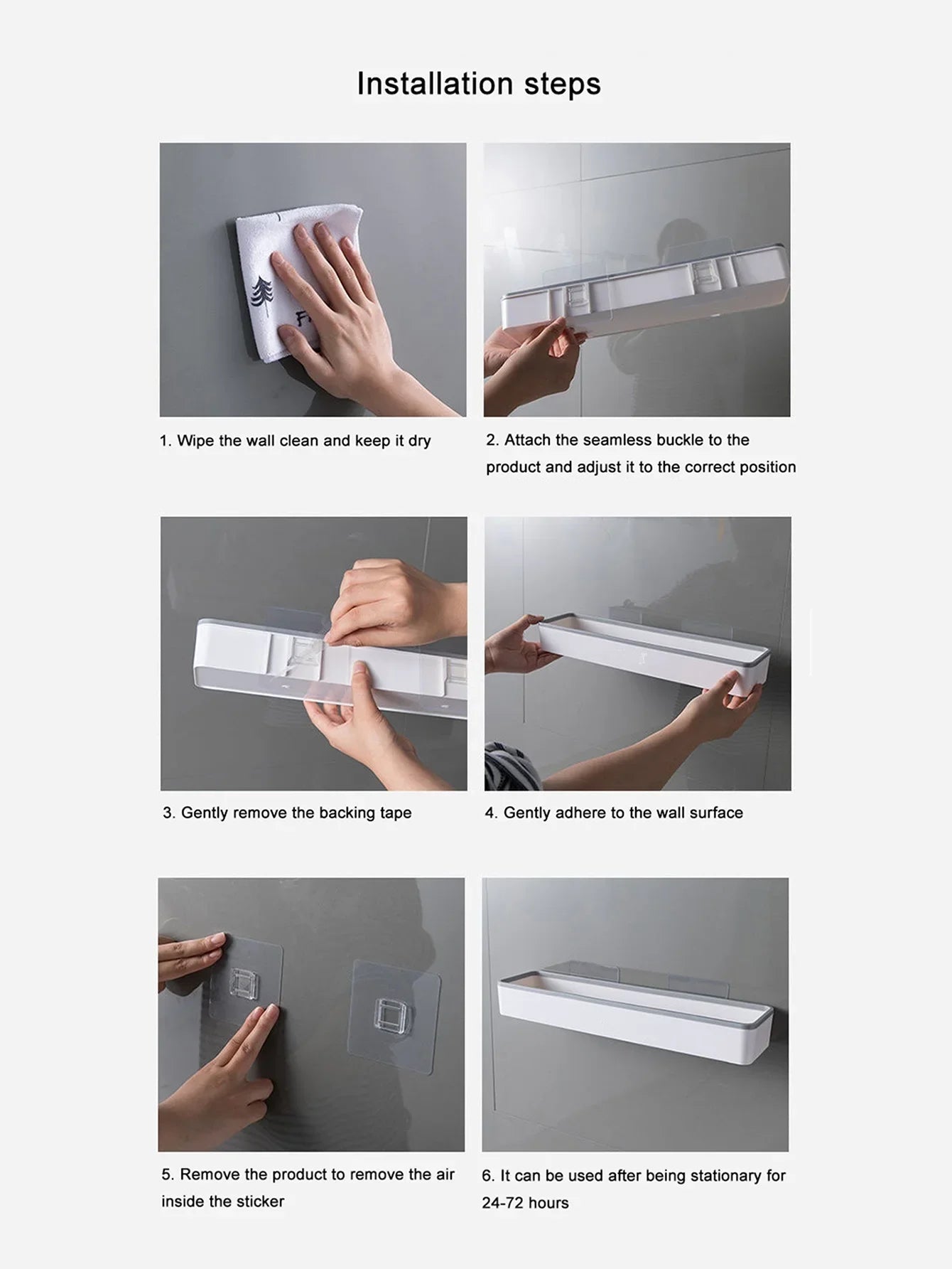 Hignconcerned Wall Mounted Toilet Storage Cabinet Shelf