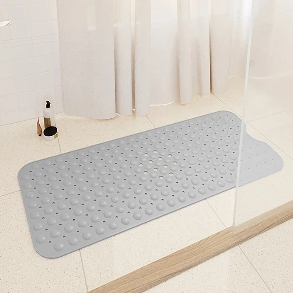 Hubei Bath Non Slip Mat With Drain Holes And Suction Cups