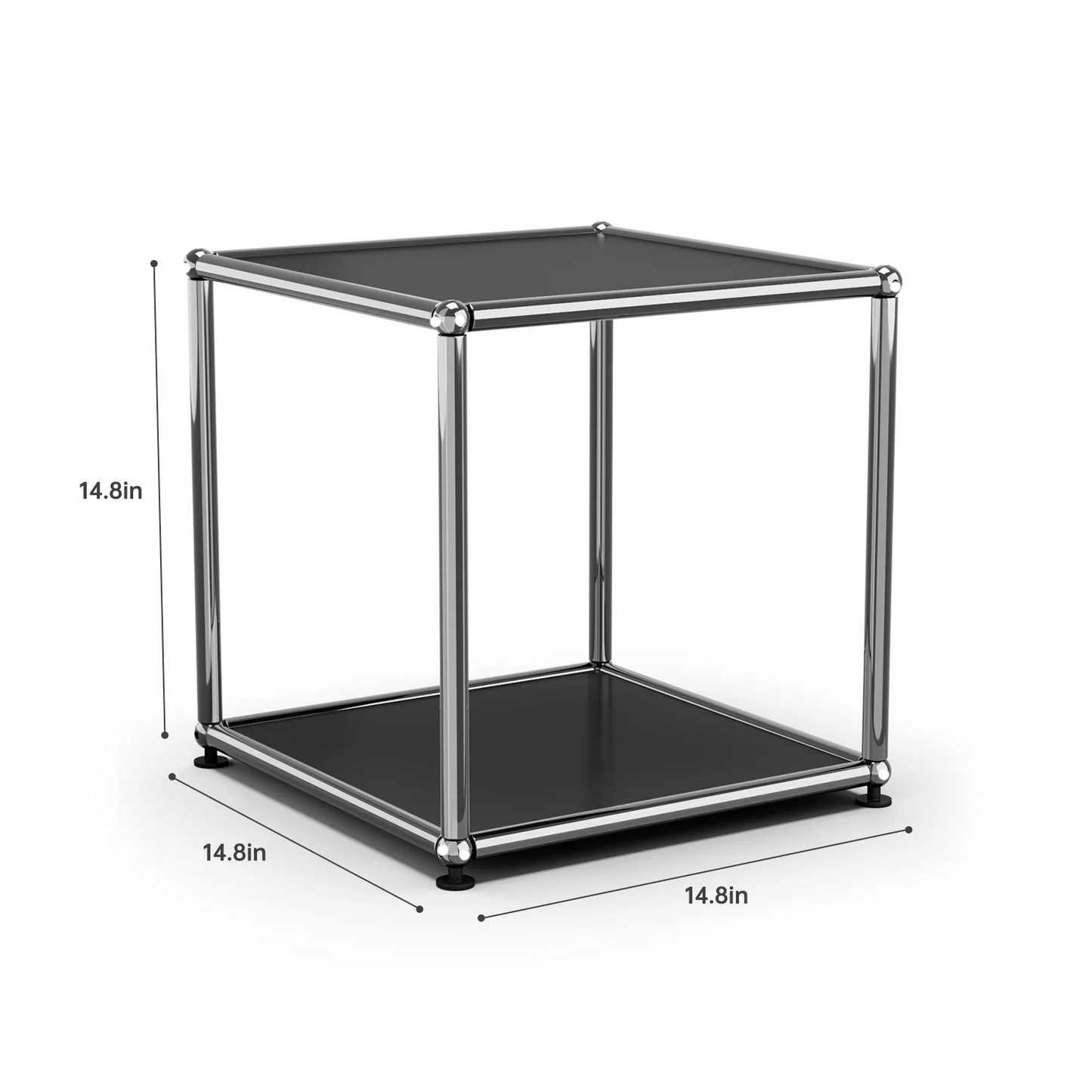 Furgle Modern TV Stand Storage Cabinet With Metal Frame