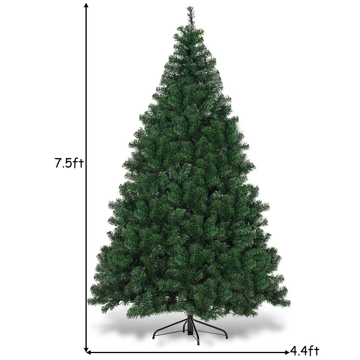 MULTIGOTE Pre Lit Christmas Tree 550 Multicolor Lights Stand