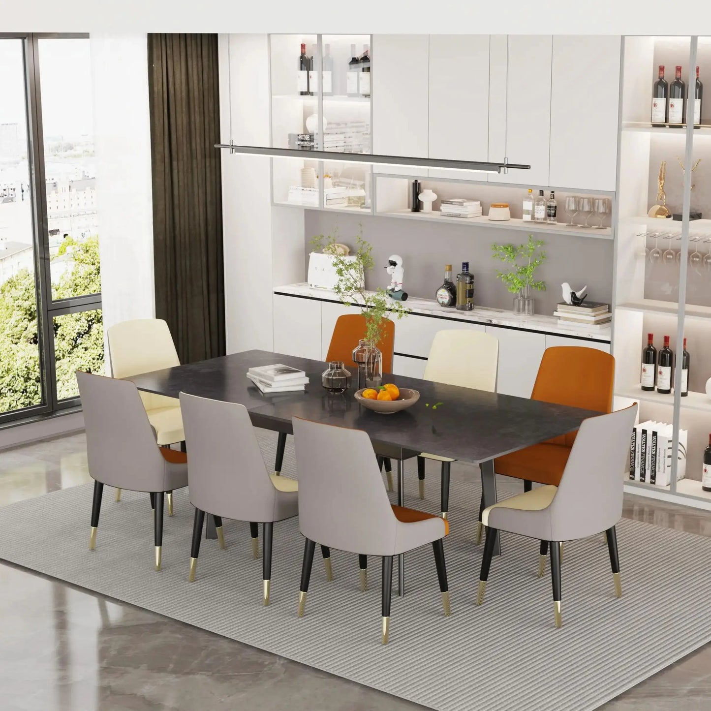 Finishes Extendable Sintered Stone Dining Table 8To10