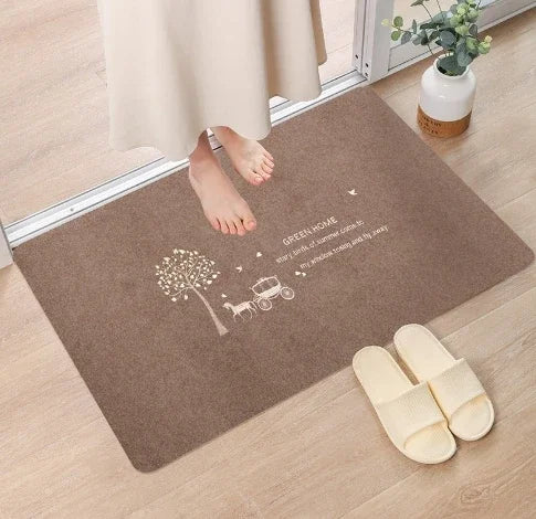 Solid Welcome Entrance Doormats For Home Hallway Non Slip
