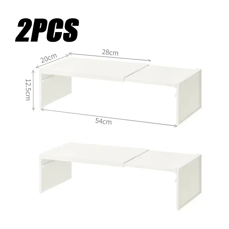 Kitchen Cupboard Organizer Retractable Cabinet Shelf For Spices And Bottles