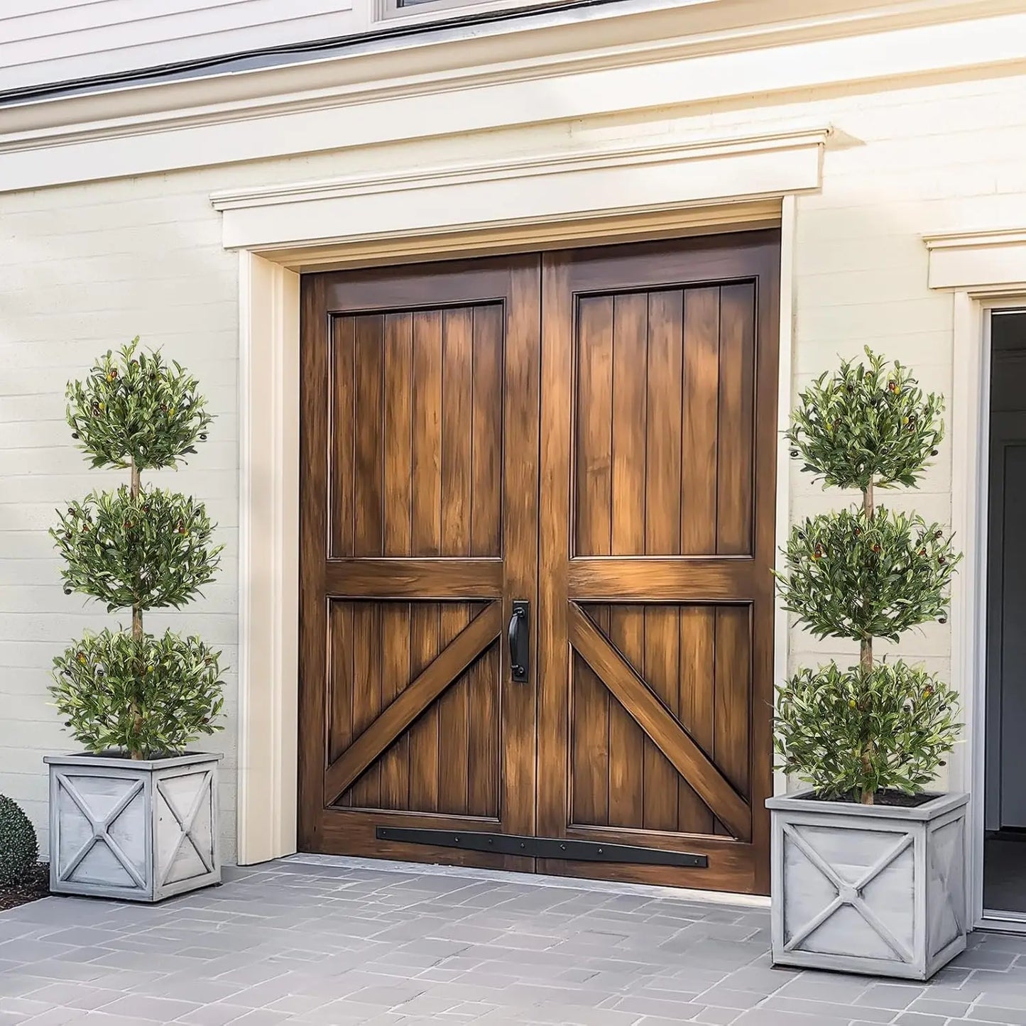 HiMIS Artificial Olive Tree Indoor Decor with Planter