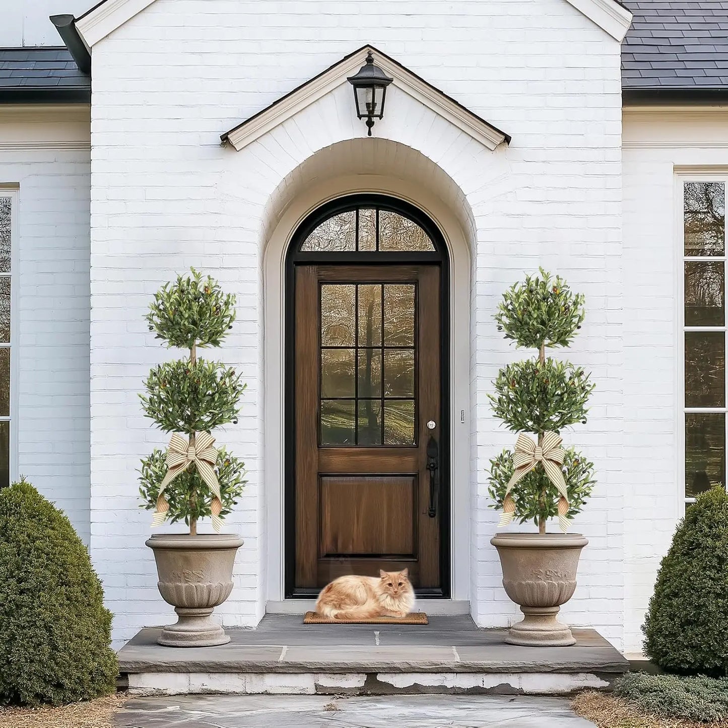 HiMIS Artificial Olive Tree Indoor Decor with Planter