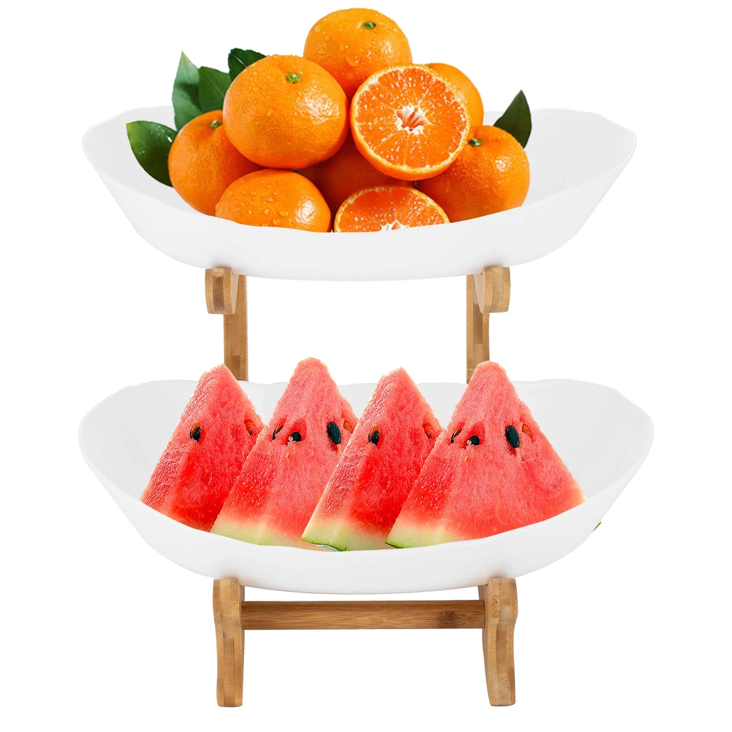 Your Charmed Home Store Two Tier Fruit Bowl Kitchen Counter